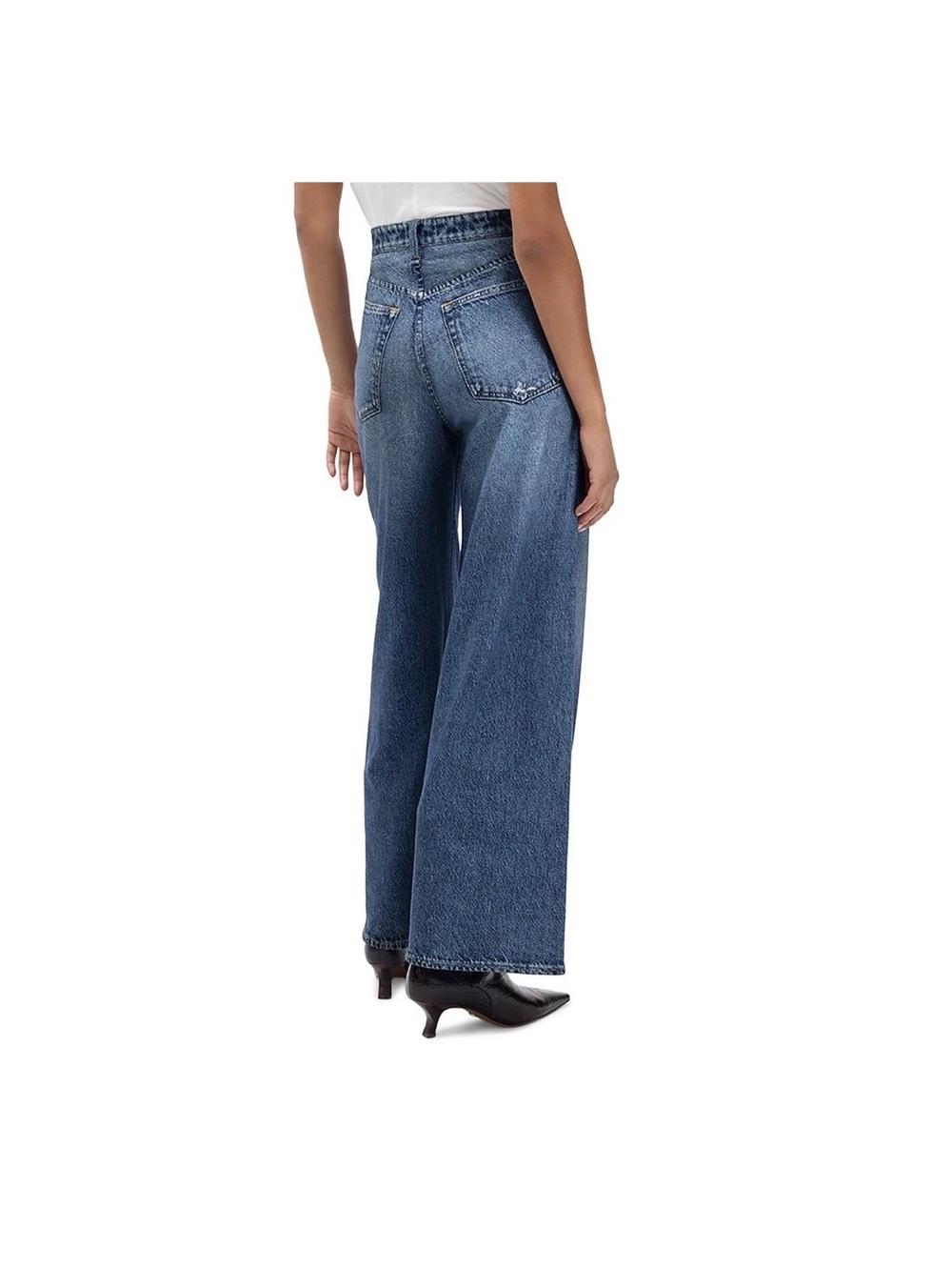 Rag & Bone Miramar Sofie Terry Wide Leg Jean Size 25 Sweatpant Venice NWT $258 - Picture 2 of 8